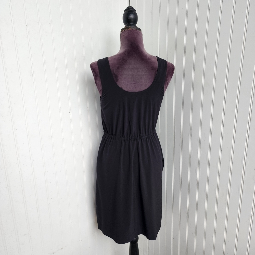 Soma Black Sleeveless Drawstring Waist Dress - Picture 7 of 15